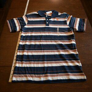 Old Navy Boys Stripped Polo 100% Recycled Size XL (14)